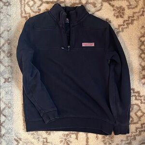 Vineyard Vines Navy Quarter-Zip Pullover